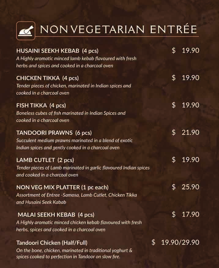 food menu